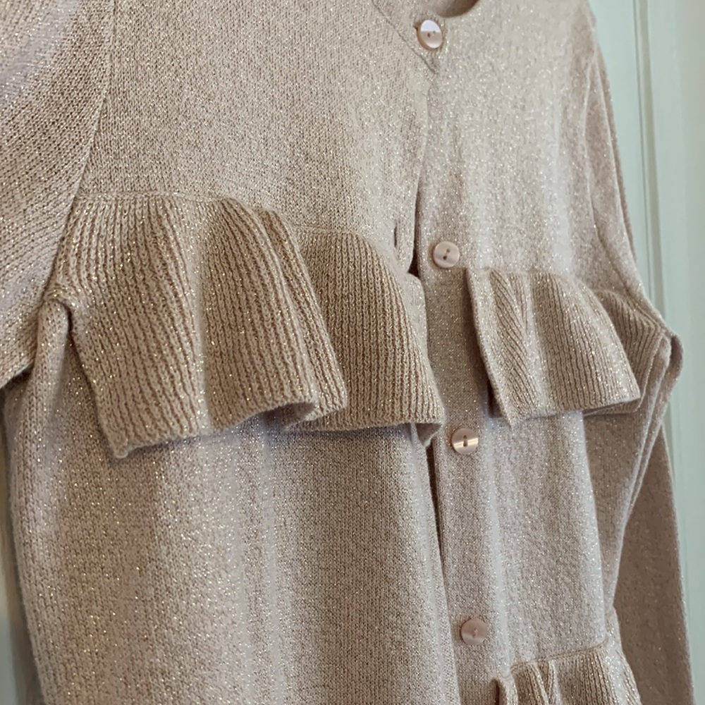 ANN TAYLOR Ruffle Sweater - Picture 3 of 5